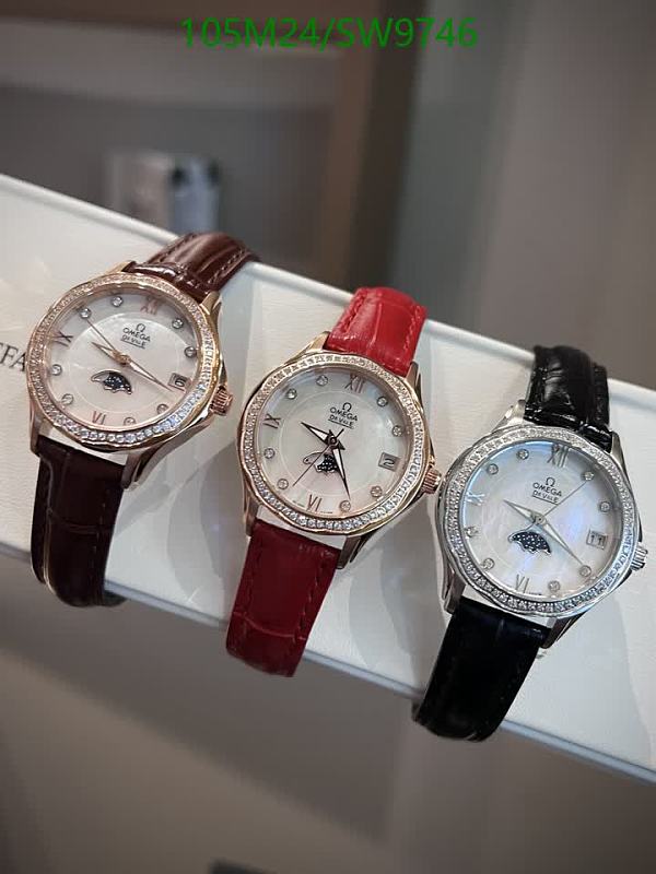 Omega De Ville Quartz Watch with Leather Strap - Elegant Timepiece