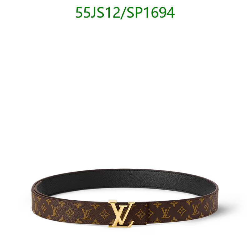 Louis Vuitton Monogram Reversible Belt - Genuine Leather, 2.5cm Width