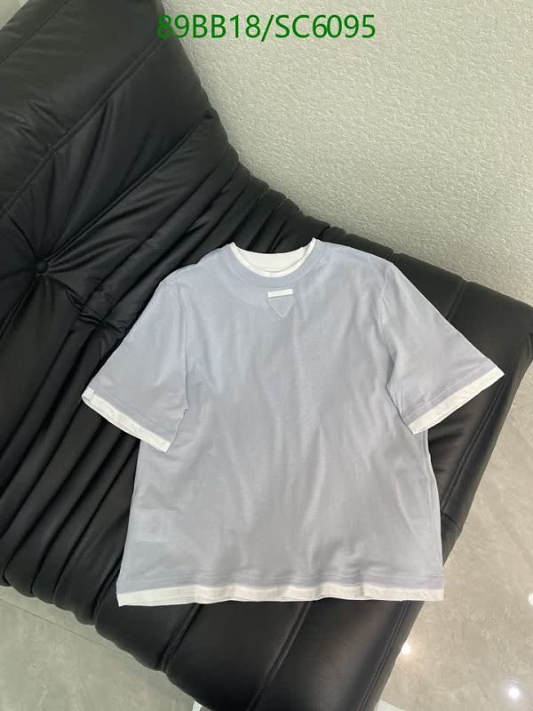 Products 38 Prada Cotton Short-Sleeve T-Shirt for Men - Light Blue