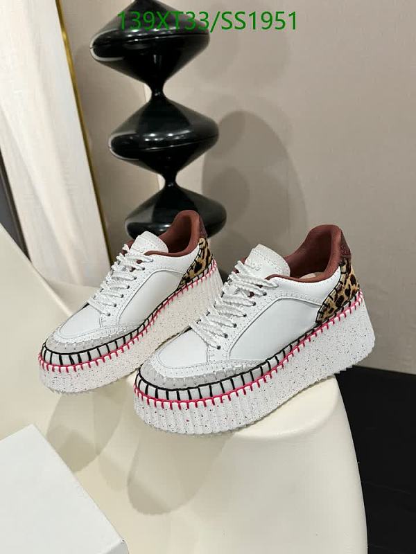 Chloee Women's White Leather Sneakers with Leopard Print Detail - EU 35-42