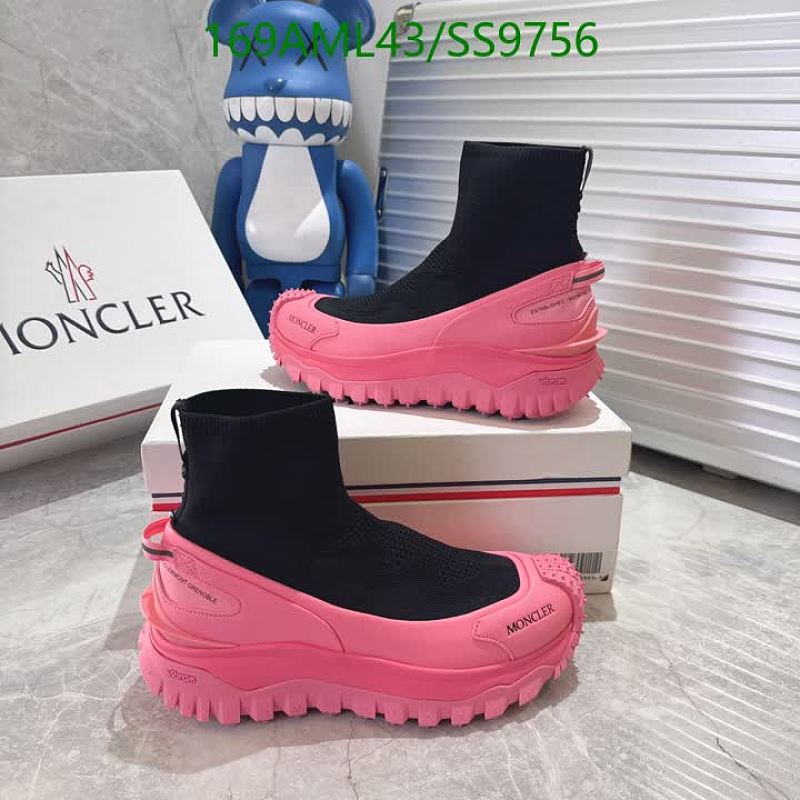Moncler Women's Pink Knit Sock Sneakers - EU 36-46