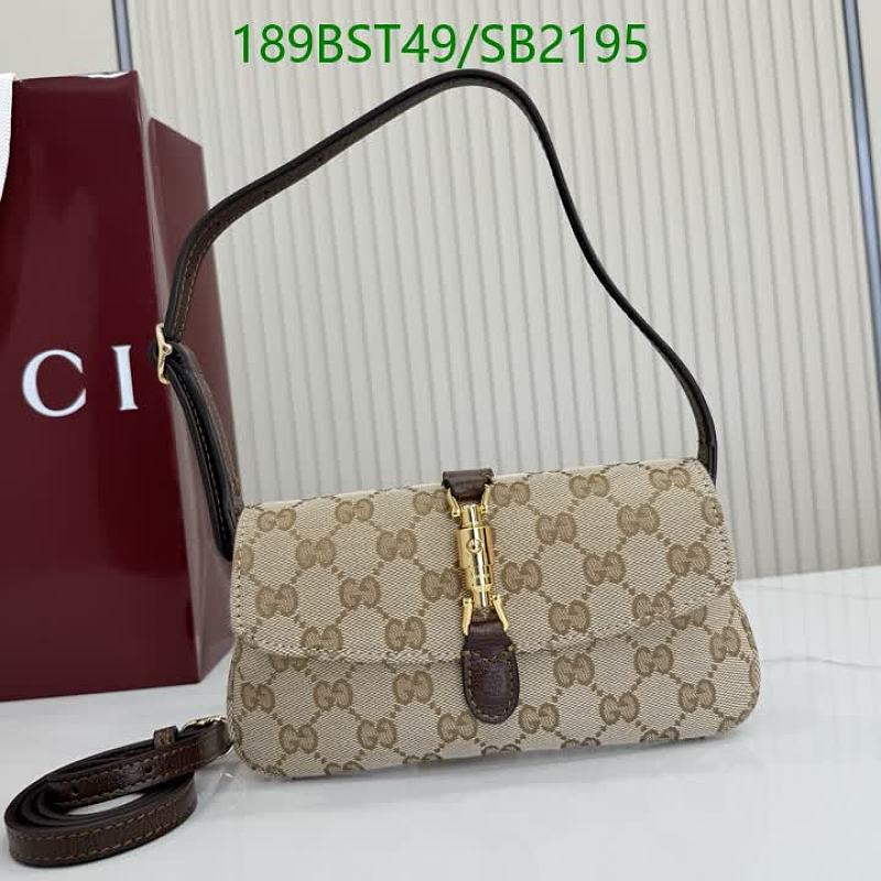 Gucci Canvas & Genuine Leather Shoulder Bag
