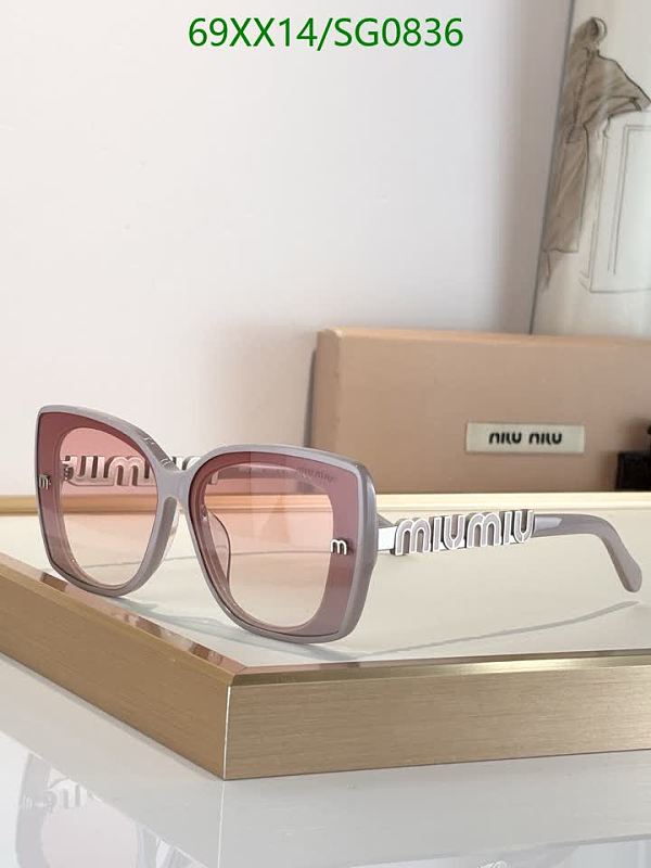 Miu Miu Women's Oversized Cat-Eye Sunglasses