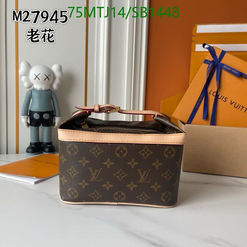 Louis Vuitton Vanity Case GM Monogram Canvas Leather Brown