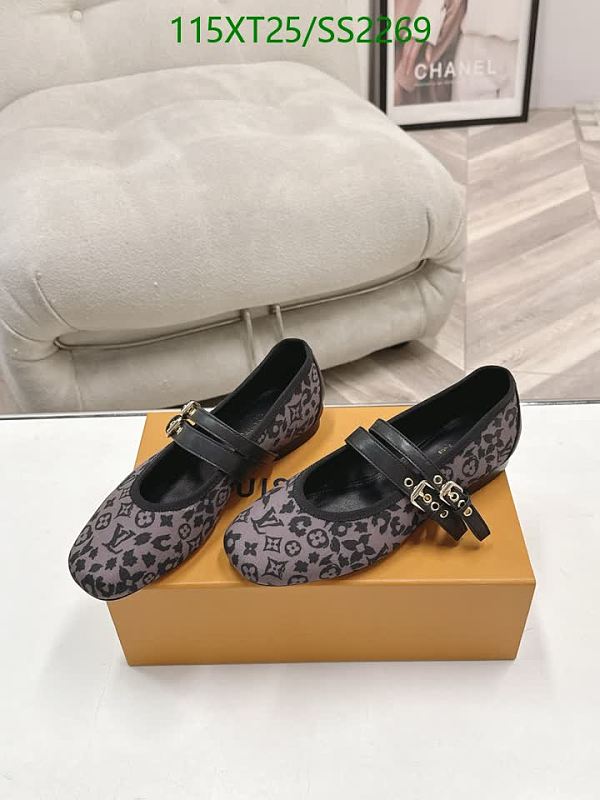 Louis Vuitton Women's Mary Jane Flats with Monogram Detail