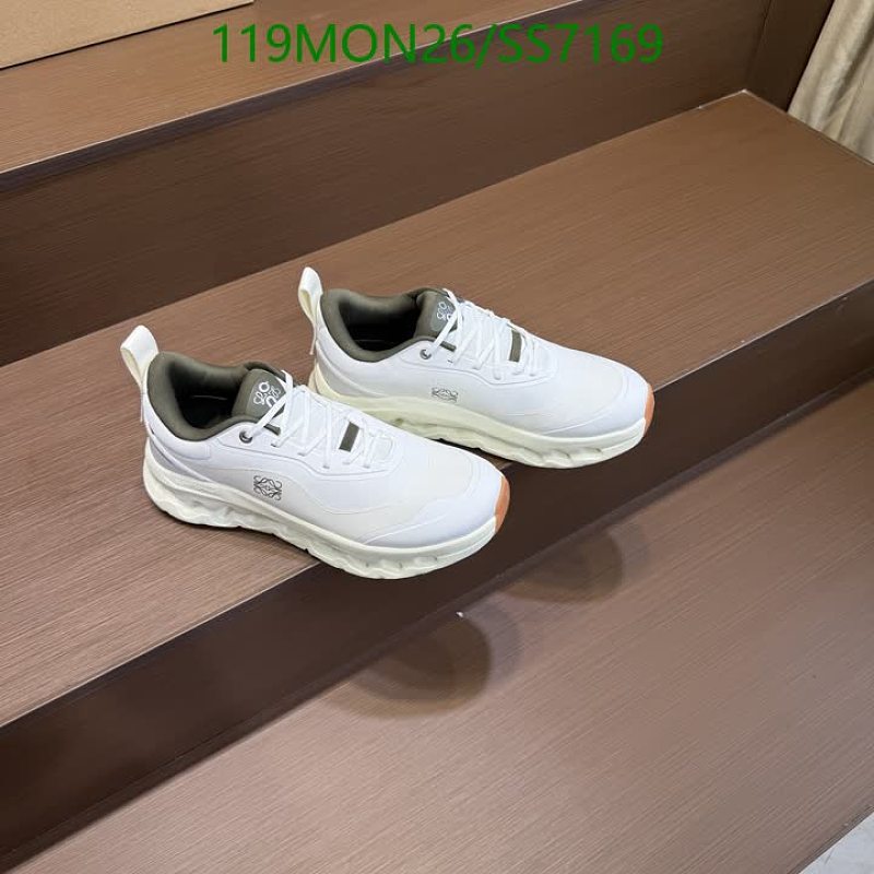 Loewe Men's White Breathable Mesh Running Shoes - EU 36-45