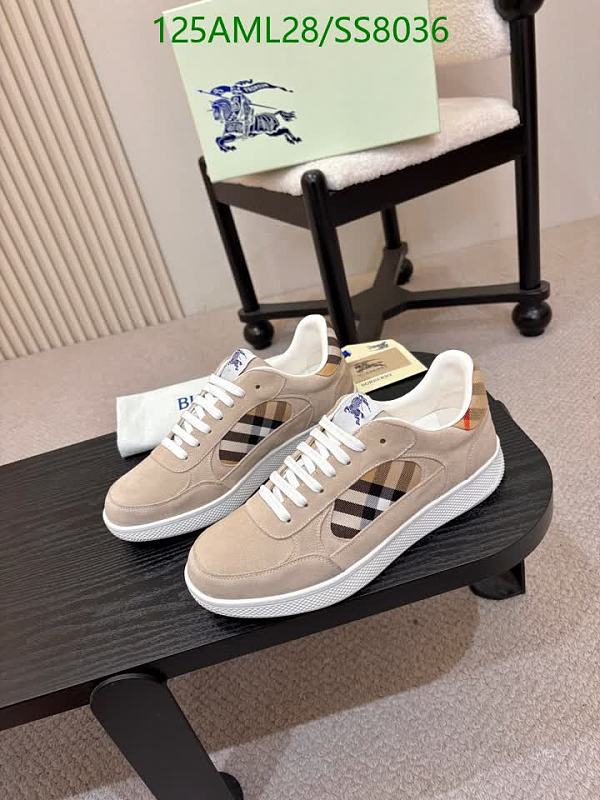 Burberry Women's Suede Low-Top Sneakers with Iconic Check Detail