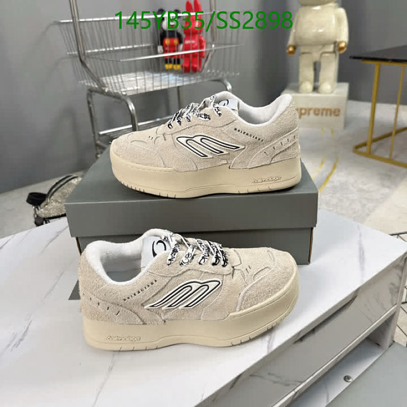 Balenciaga Women's Suede & Fabric Low-Top Sneakers - Beige