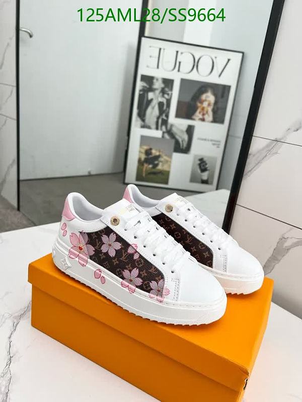 Louis Vuitton Women's Cherry Blossom Sneakers - White Leather
