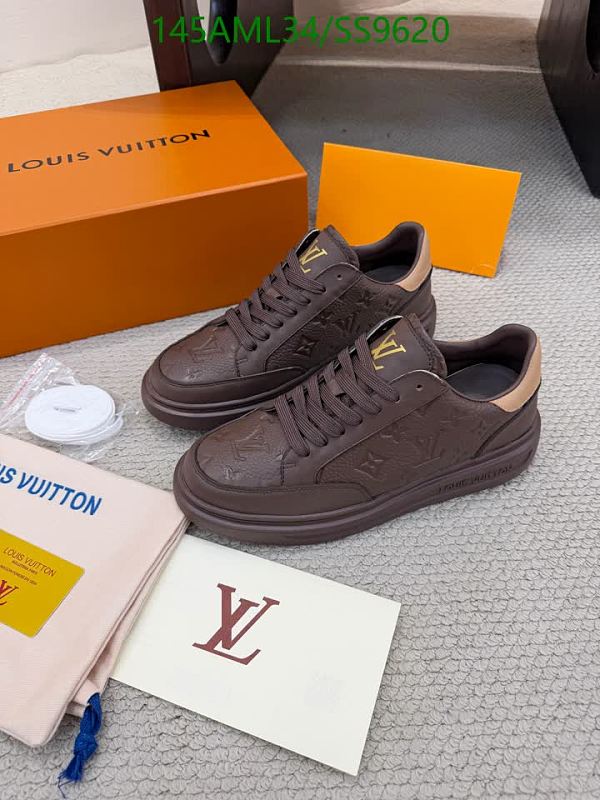 Louis Vuitton Women's Brown Monogram Leather Low-Top Sneakers 6 Louis Vuitton Women's Brown Monogram Leather Low-Top Sneakers