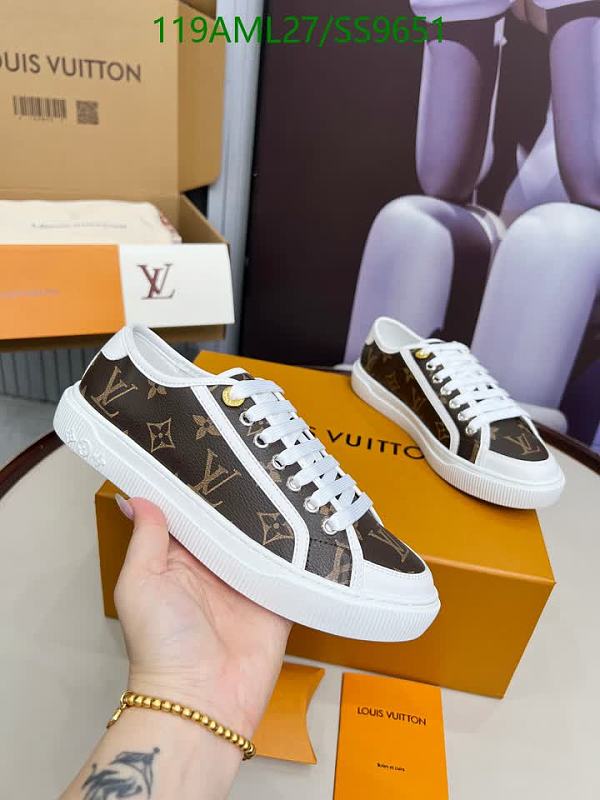 Louis Vuitton Women's Monogram Canvas Low-Top Sneakers
