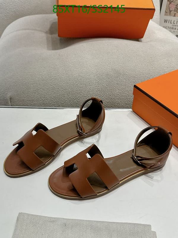 Hermès Women's Calf Leather H-Sandals