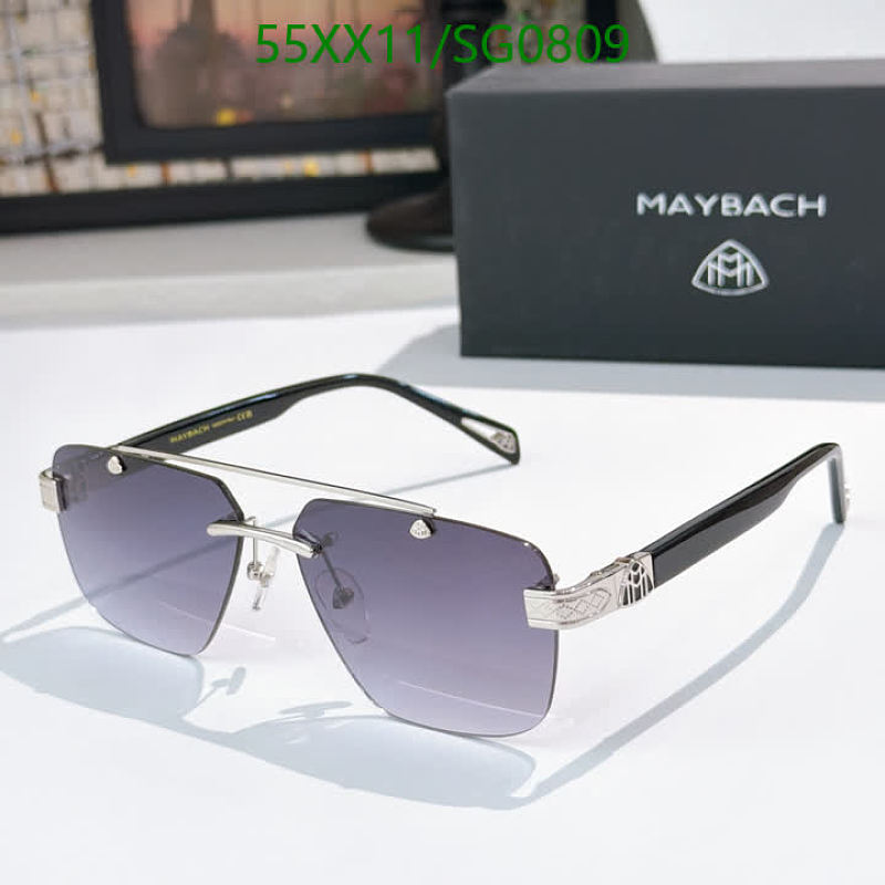 Maybach Rimless Sunglasses SG0809 - Men's Fashionable Eyewear