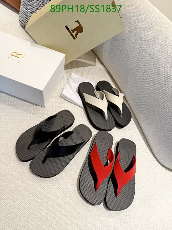 The Row Women's Flip-Flop Sandals - Cowhide & Rubber Sole