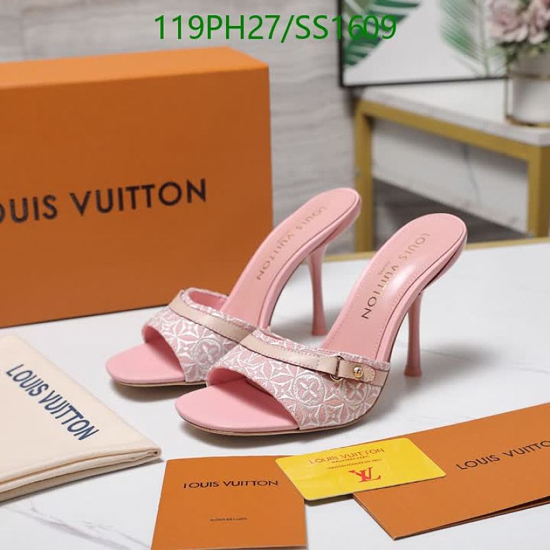 Louis Vuitton Women's Pink Monogram Heeled Mules - Sheepskin & Leather
