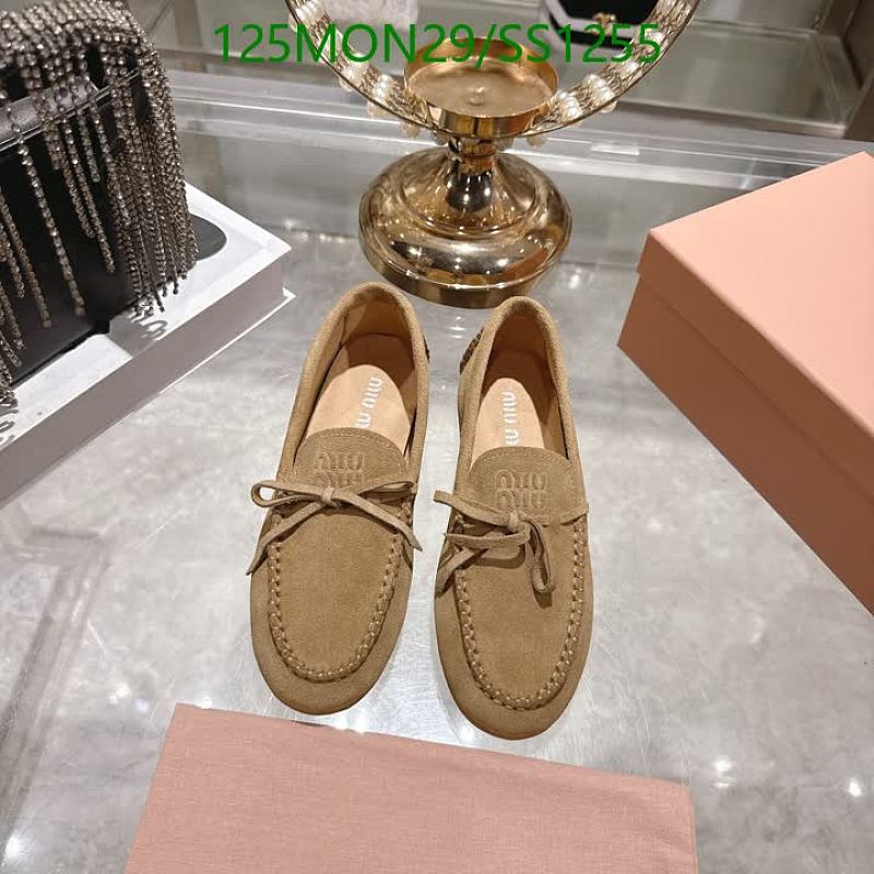 Miu Miu Women's Suede Loafers with Bow Detail - Comfortable & Stylish