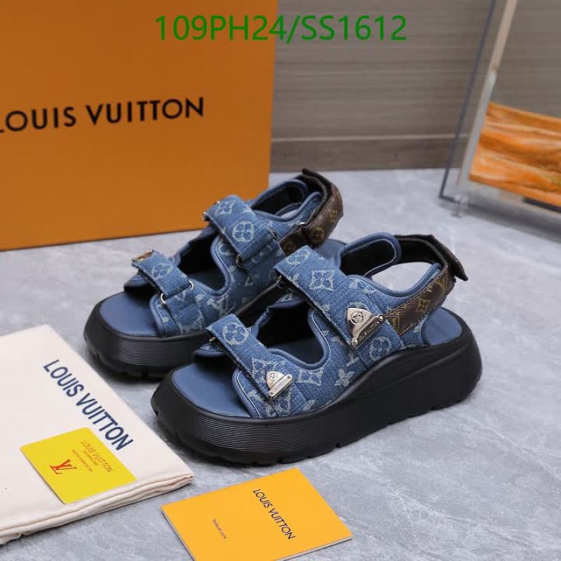 Louis Vuitton Women's Denim Platform Sandals - EU 35-46