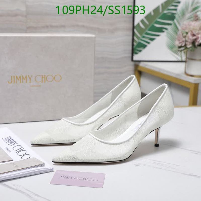 Jimmy Choo Women's White Lace Mesh Pumps - Elegant Stiletto Heels