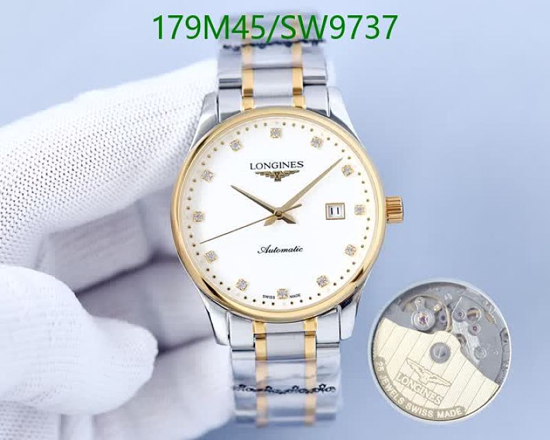 Longines Automatic Mechanical Watch - 316 Stainless Steel & Cowhide