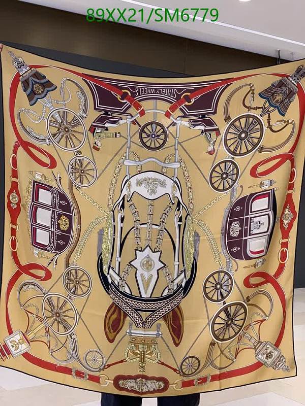 Hermes Scarf - Luxurious Cashmere & Silk Blend, 140x140cm