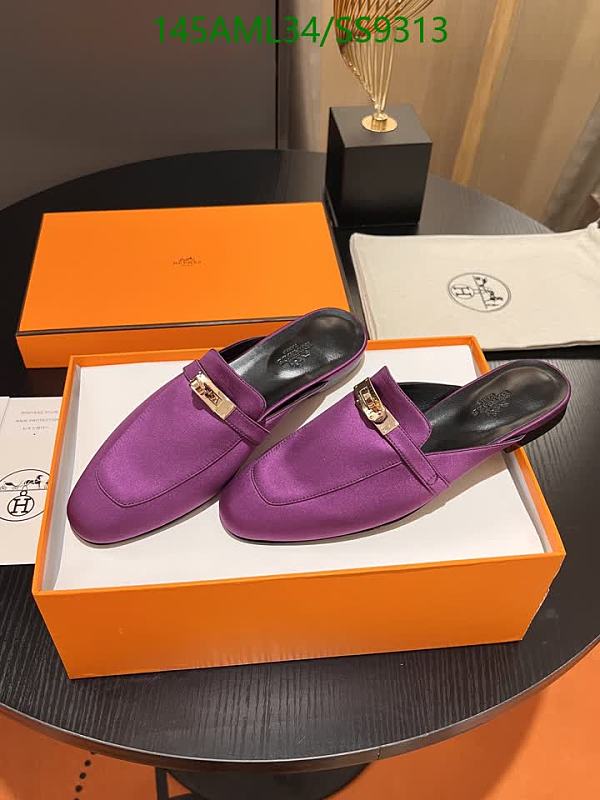 Hermes Women's Silk Mules - Elegant Slip-On Shoes