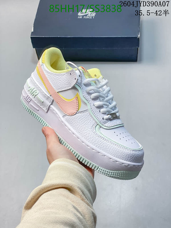 Nike Women's Air Force 1 Shadow White Pastel Sneakers