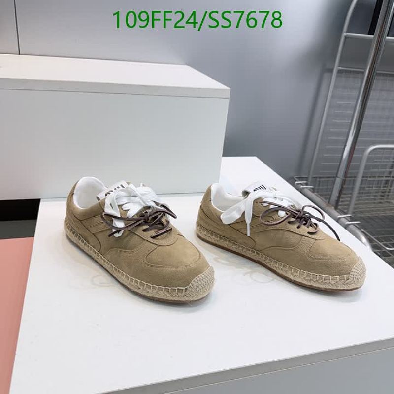 Miu Miu Women's Suede Espadrille Sneakers - Casual Comfort