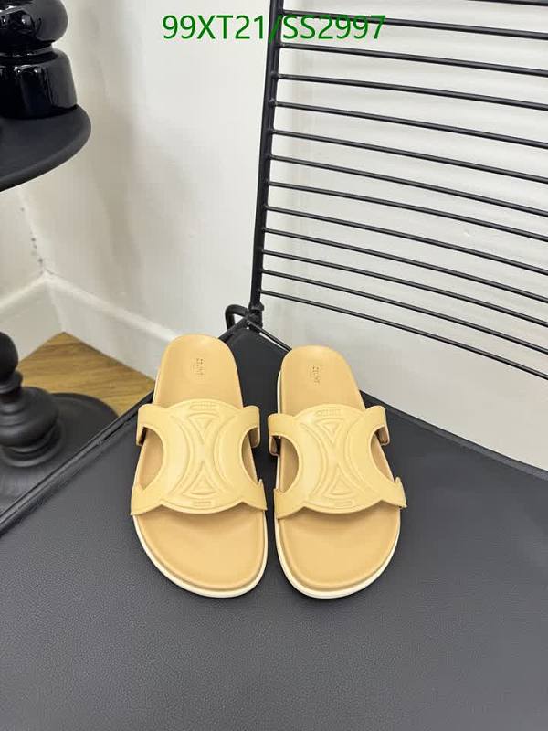 Celinee Women's Beige Slip-On Slides - EU 35-40