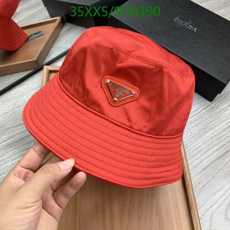 Prada Red Nylon Bucket Hat - Stylish and Versatile Headwear 4 Prada Red Nylon Bucket Hat - Stylish and Versatile Headwear