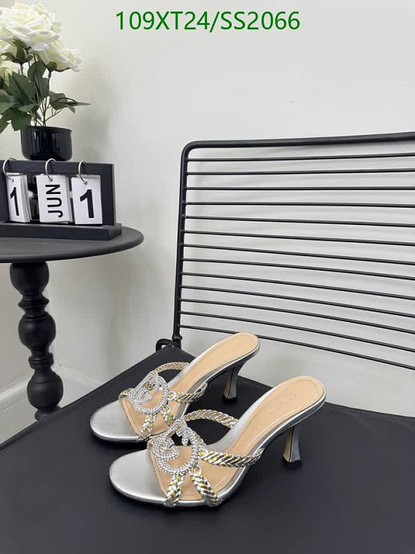 Gucci Women's Embellished Mules - Patent Leather & Silk Heels