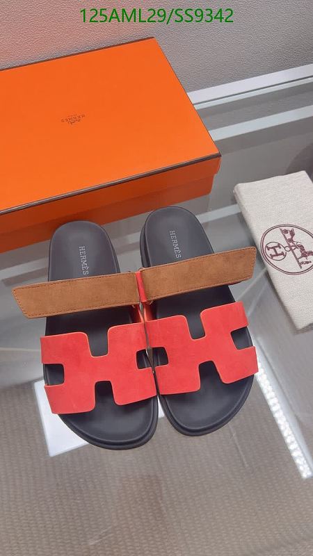Hermes Women's Red Suede H-Slide Sandals Size EU 35-43