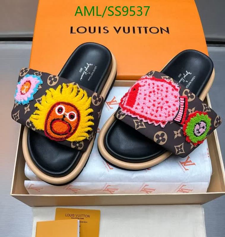 Louis Vuitton Women's Slides - Sheepskin & Cloth, Designer Sandals