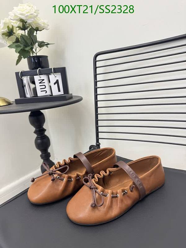 Marni Women's Brown Leather Ballet Flats - EU 35-40