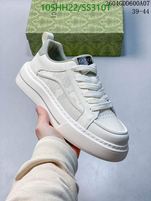 Gucci Men's White Leather Low-Top Sneakers EU 39-44