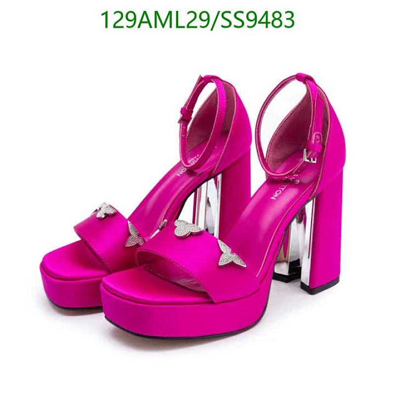 Louis Vuitton Women's Fuchsia Butterfly Platform Heels