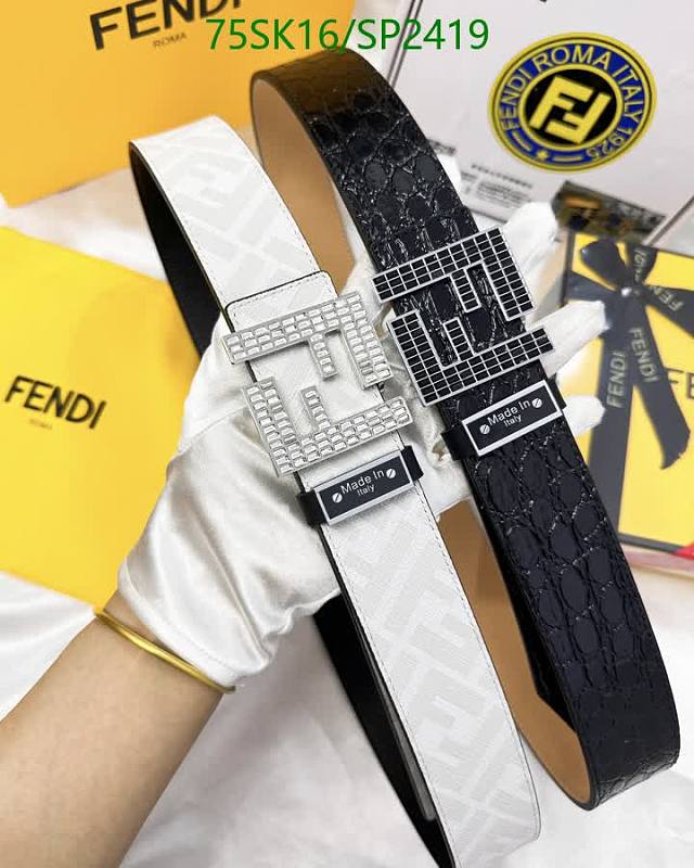 Fendi Genuine Leather Belts for Men & Women - Luxury Fashion Accessory