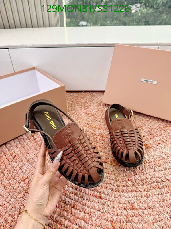 Miu Miu Women's Woven Leather Fisherman Sandals - EU 35-40 45 Miu Miu Women's Woven Leather Fisherman Sandals - EU 35-40