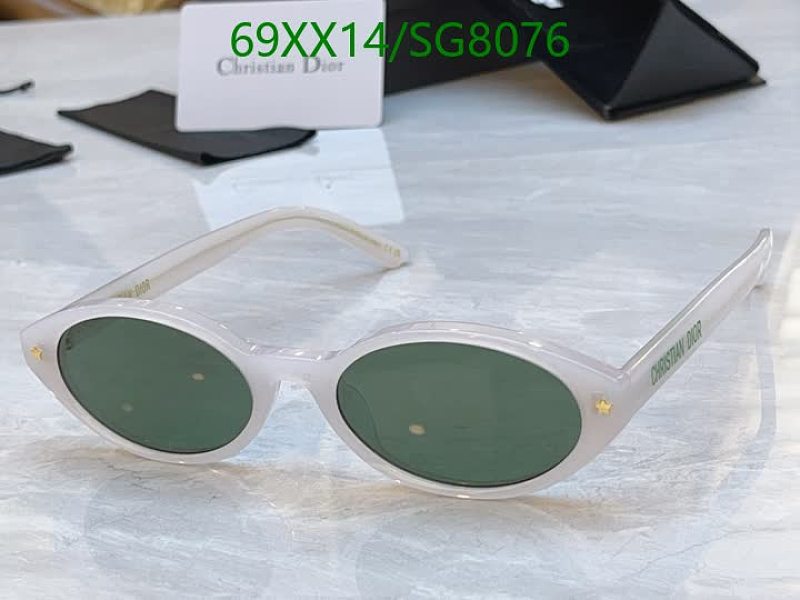 Christian Dior Women's Oval Sunglasses with Star Detail