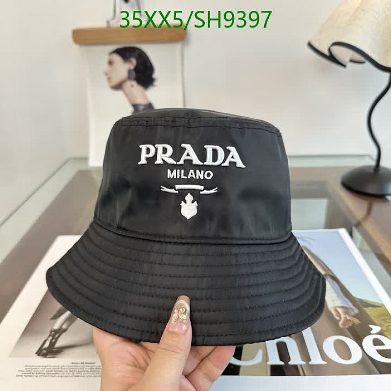 Prada Milano Bucket Hat - Black Nylon with Embroidered Logo 7 Prada Milano Bucket Hat - Black Nylon with Embroidered Logo