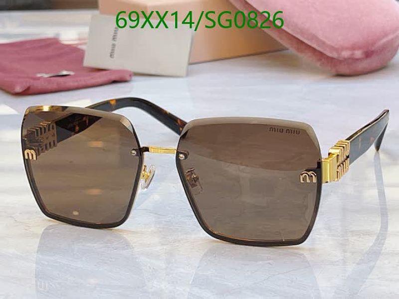 Miu Miu Women's Oversized Square Tortoiseshell Sunglasses