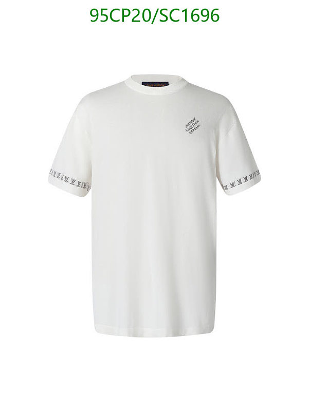 Louis Vuitton Men's Monogram Detail T-Shirt - White, Size S-XL