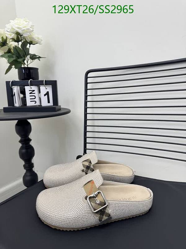 Burberry Women's Embellished Suede Slip-On Clogs - EU 35-45