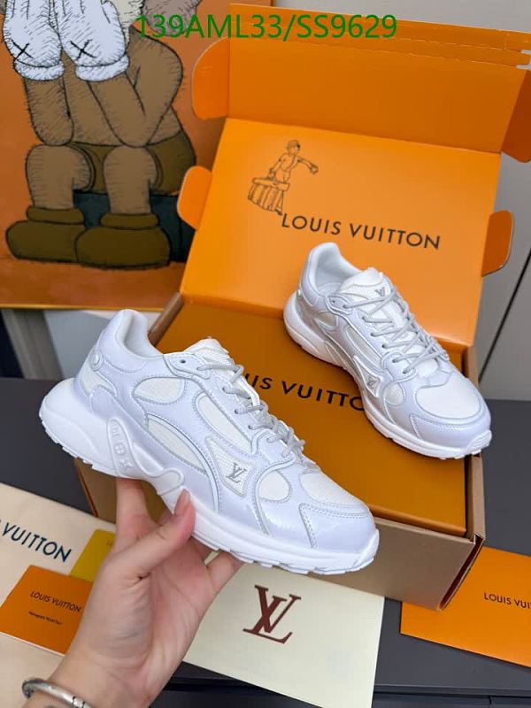 Louis Vuitton Women's White Patent Leather & Mesh Sneakers