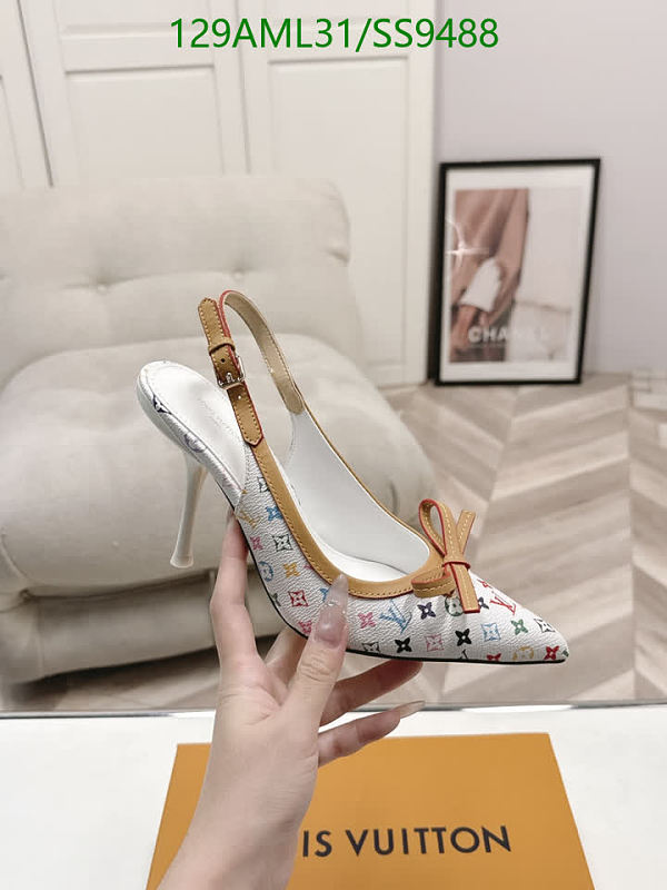 Louis Vuitton Women's Slingback Pumps - Multicolor Monogram Leather Heels