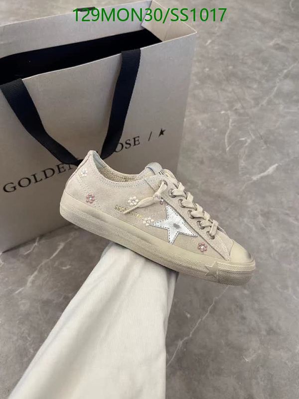Golden Goose Women's Beige Suede Low-Top Sneakers with Star Detail