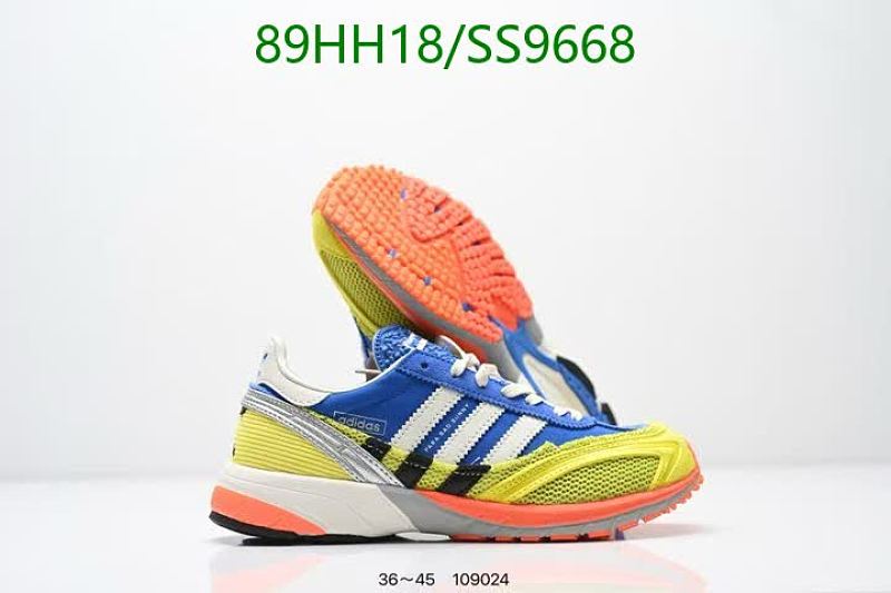 Adidas Men's Running Shoes - Blue, Yellow, and White