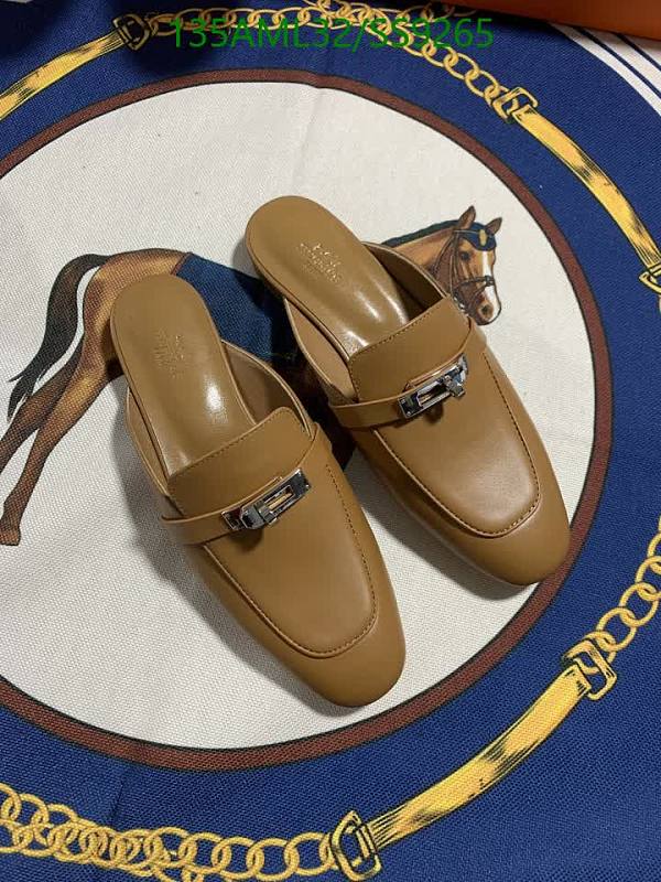 Hermès Women's Tan Calf Leather Mule Shoes EU 35-43