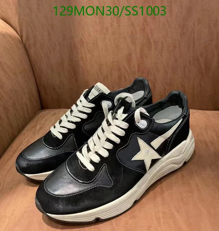 Golden Goose Women's Running Sole Sneakers - Black Leather Star Detail