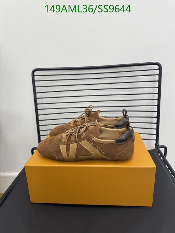Louis Vuitton Women's Suede and Leather Low-Top Sneakers