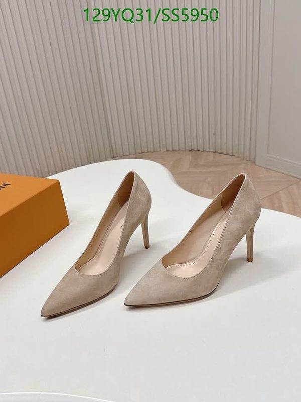 Louis Vuitton Women's Suede Pointed Toe Stiletto Heel Pumps